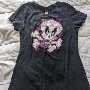 Harley Women's Tee - Size XXL Black